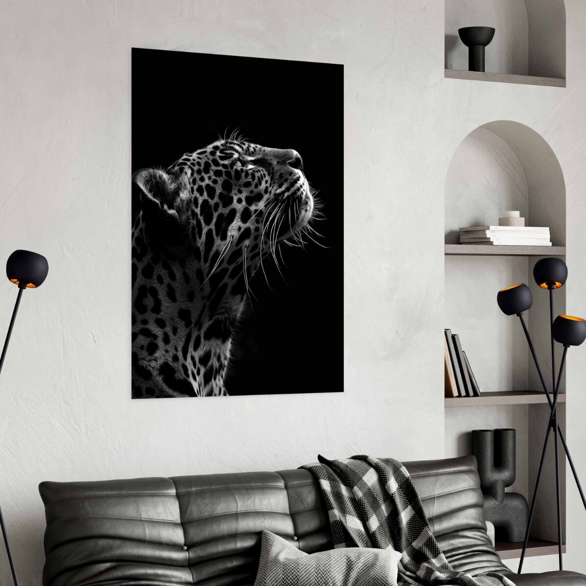Αφίσα «Black and White Jaguar»