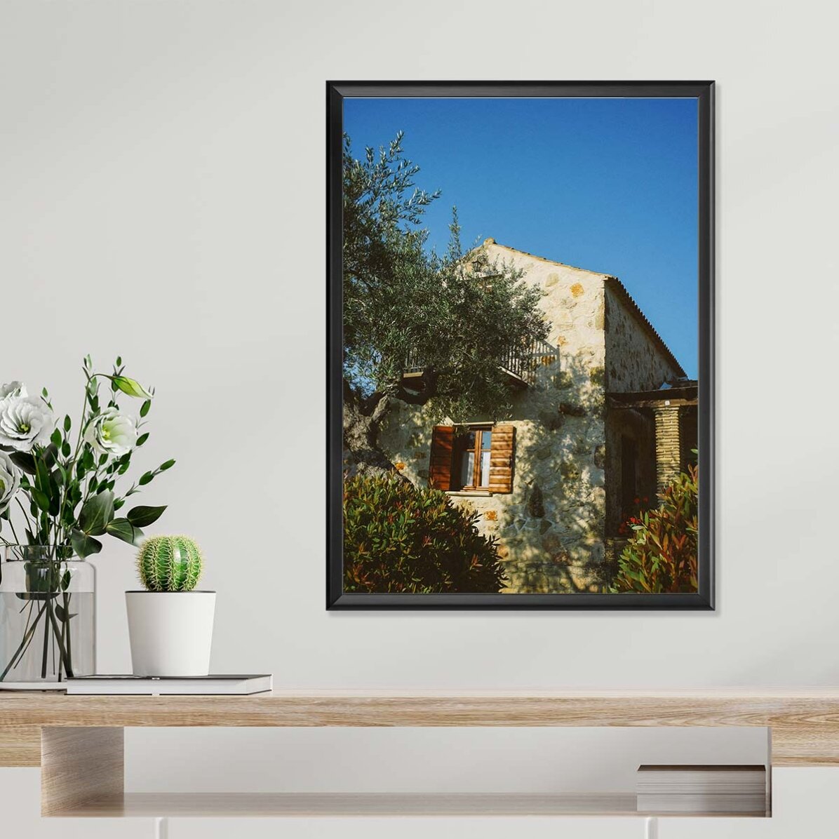 Blue sky poster