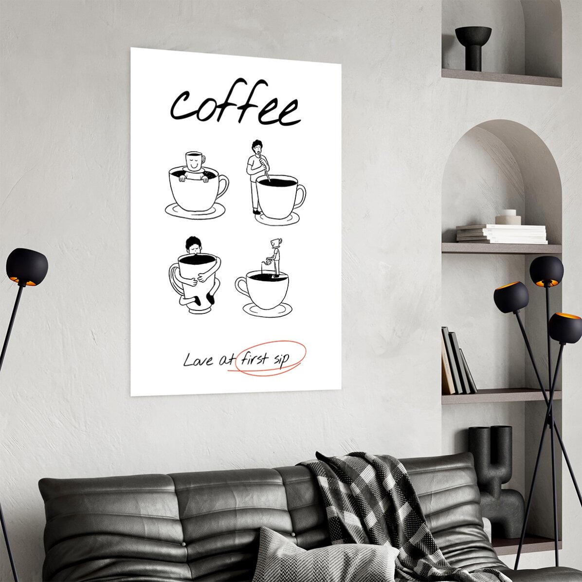 Αφίσα «Coffee love»