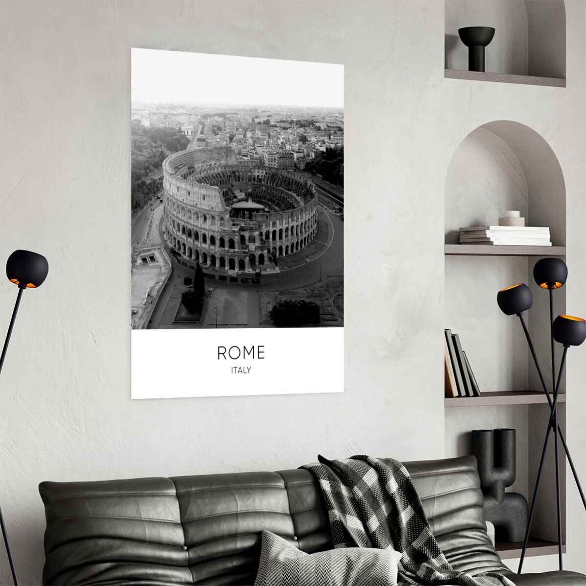 Poster of the Colosseum in Rome, Italy