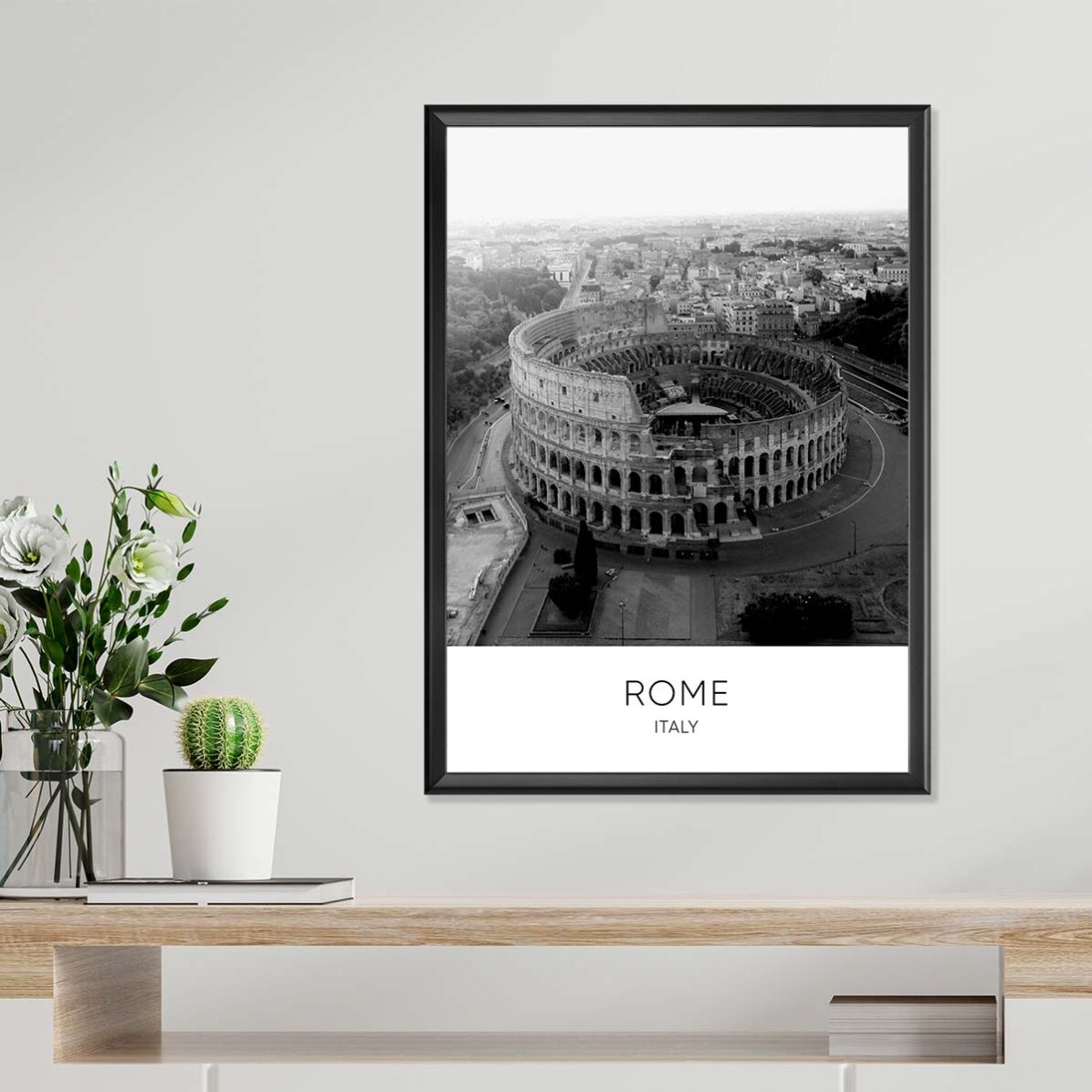 Poster of the Colosseum in Rome, Italy