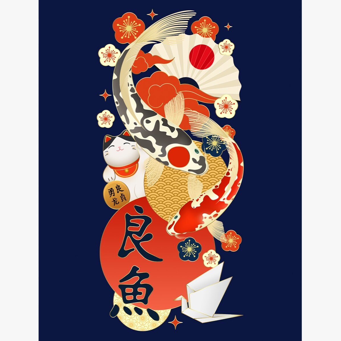 Japanese Elements Poster
