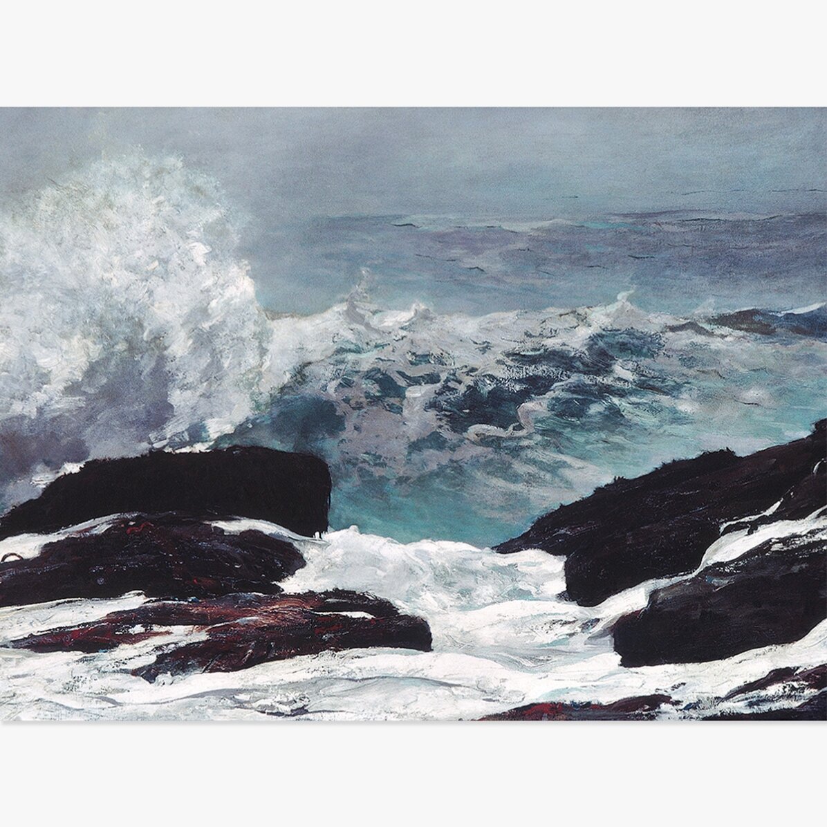 Αφίσα σε οριζόντια διάταξη - Winslow Homer - Northeaster 1895