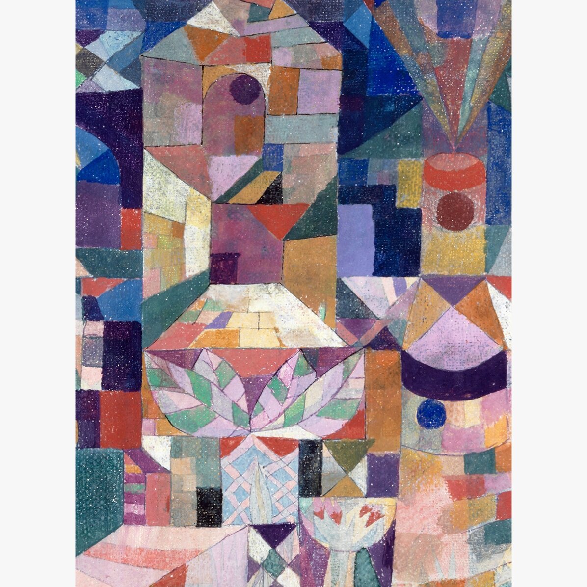 Αφίσα του Paul Klee, Burggarten 1919