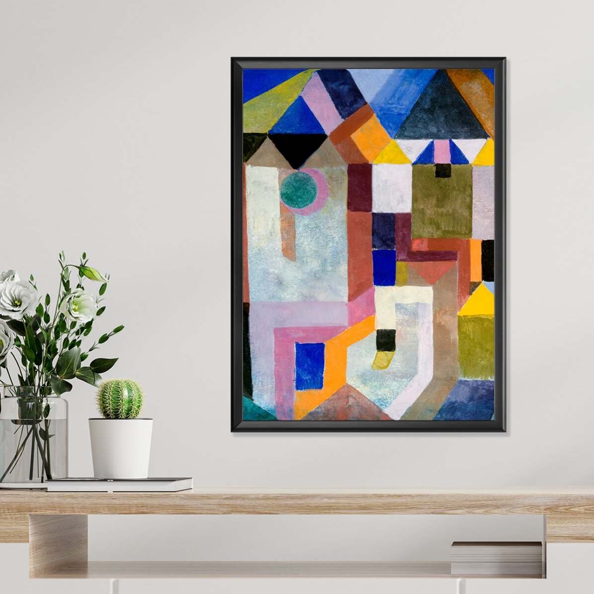 Αφίσα του Paul Klee, «Colorful Architecture» 1917