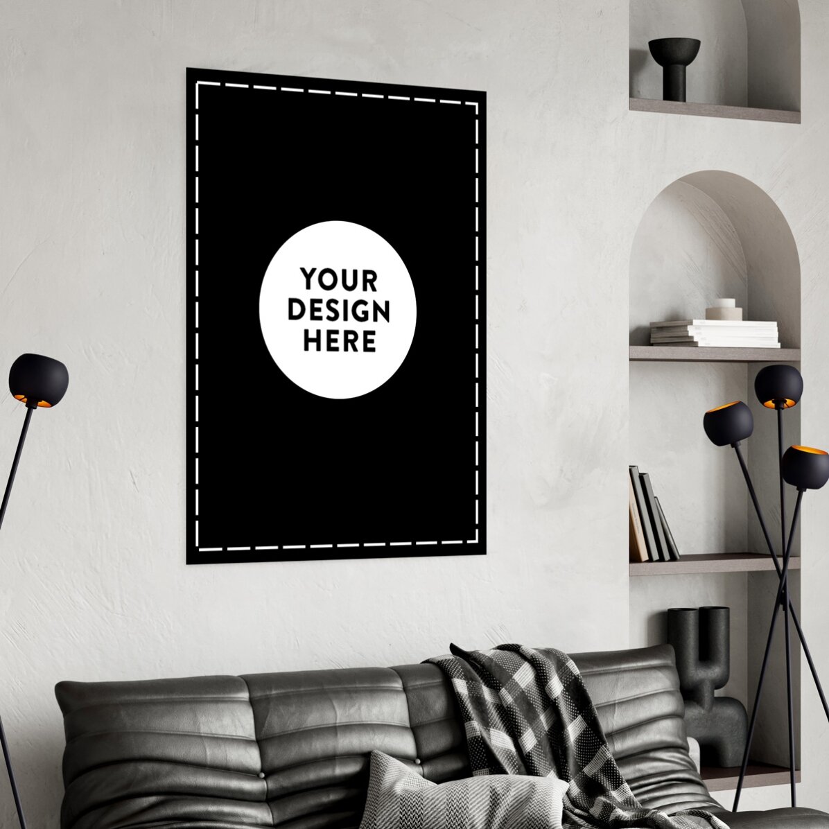 Personalised poster with your own graphics