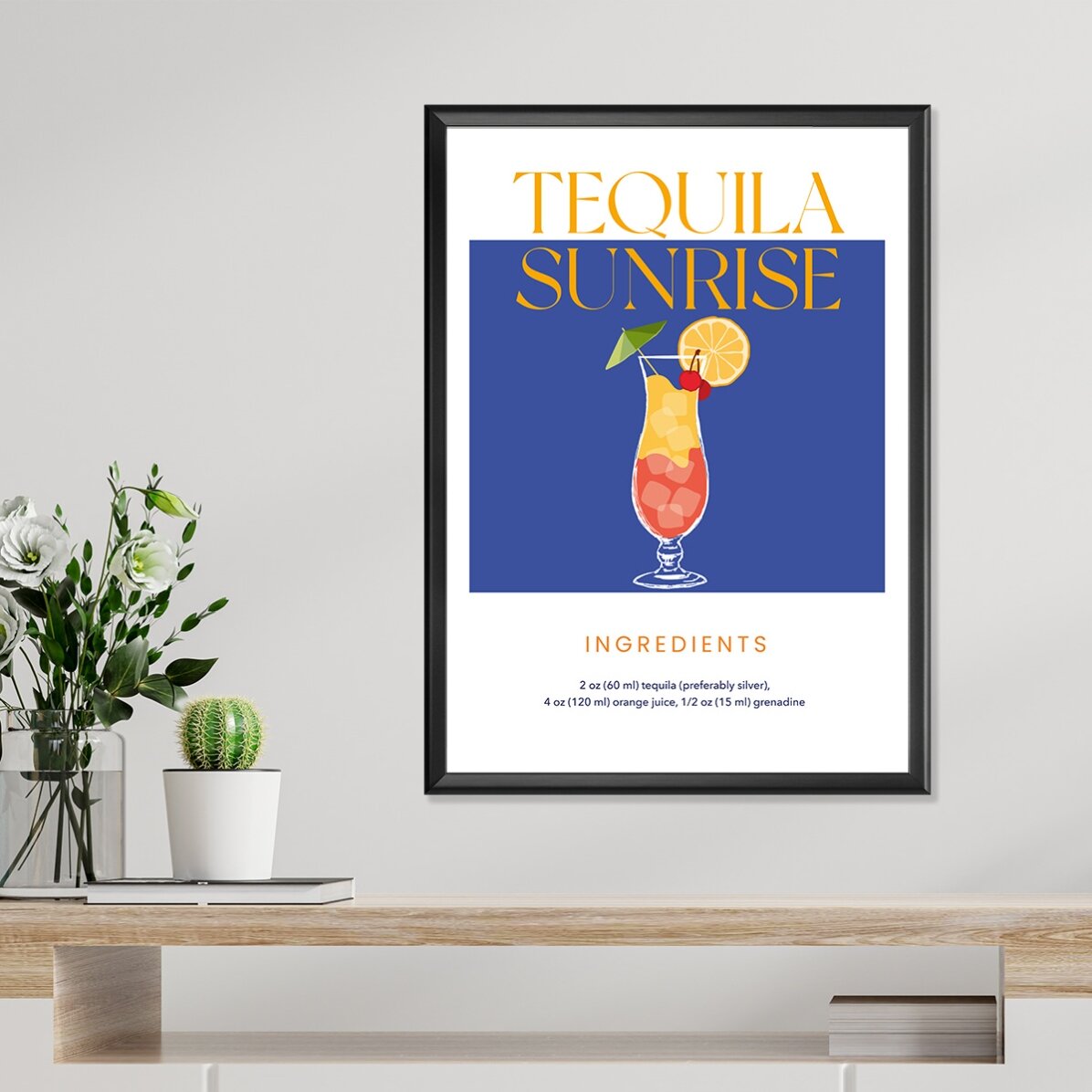 Αφίσα «Tequila Sunrise»