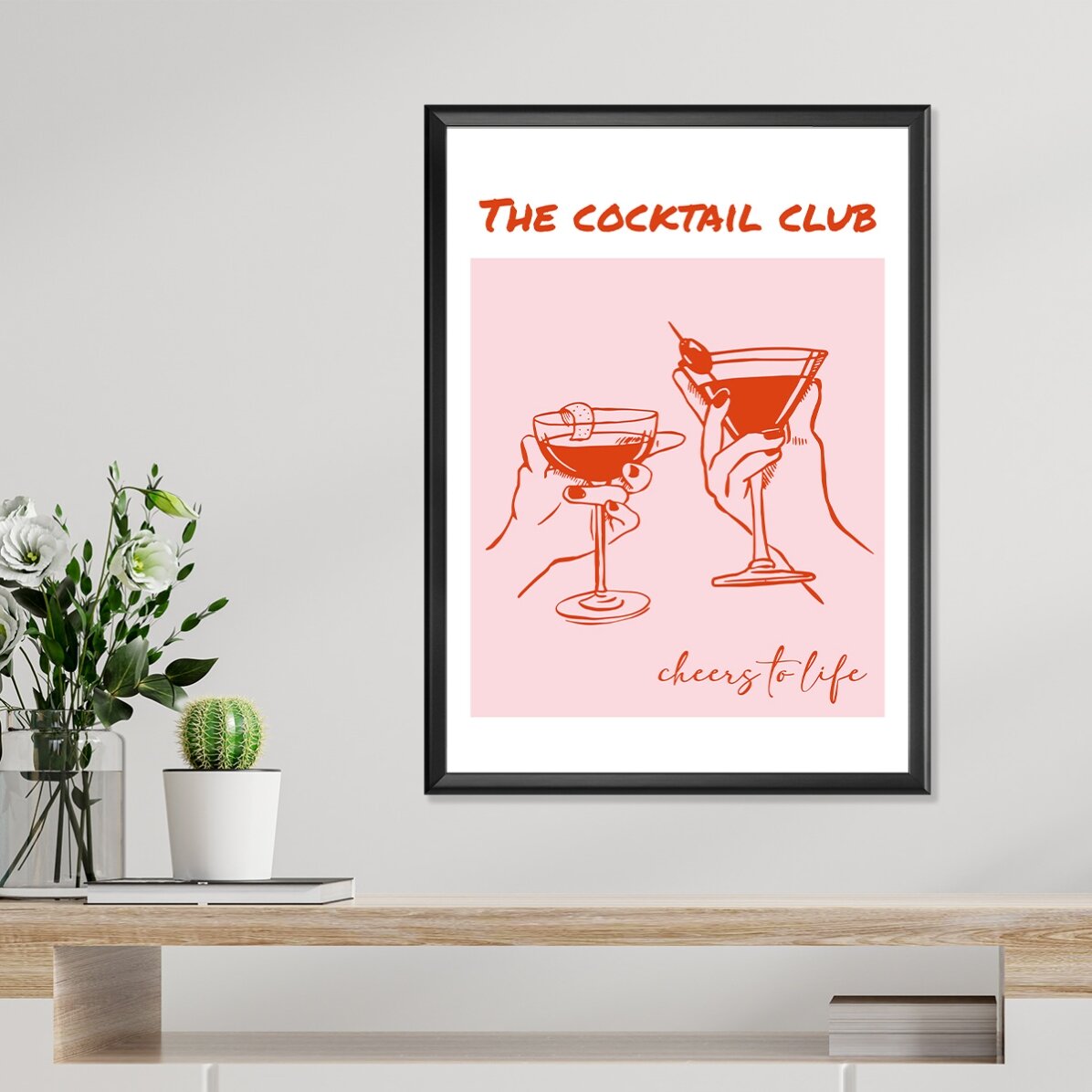 The Cocktail Club Poster