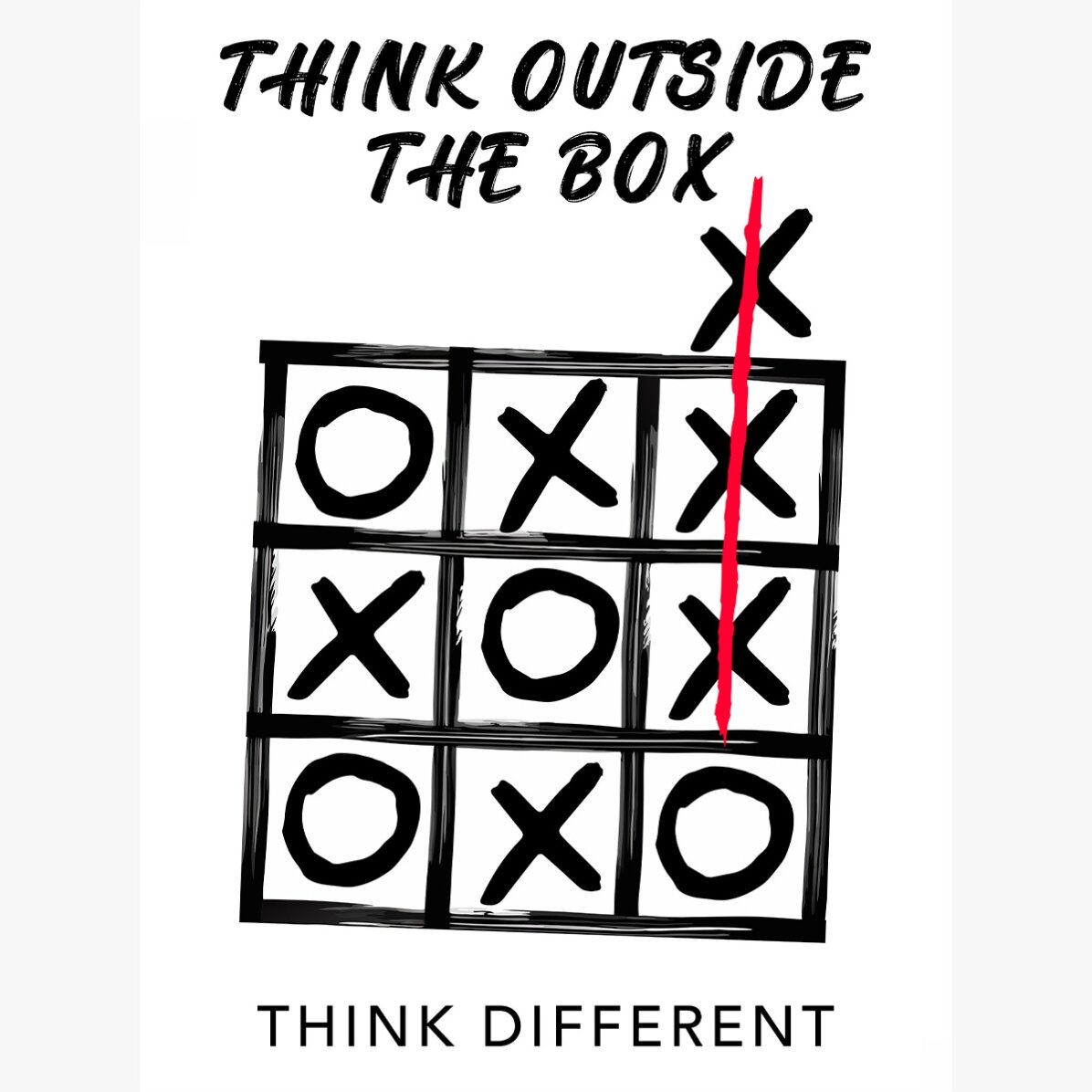 Αφίσα «Think outside the box»