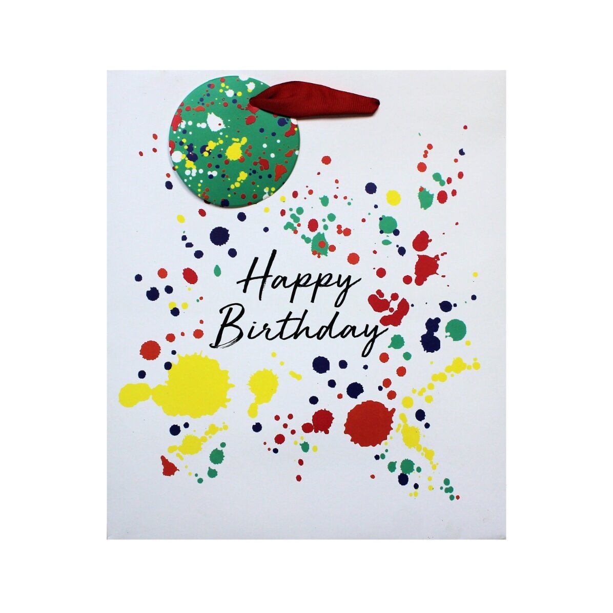 Τσάντα δώρου - μοντέλο «Happy Birthday splash»