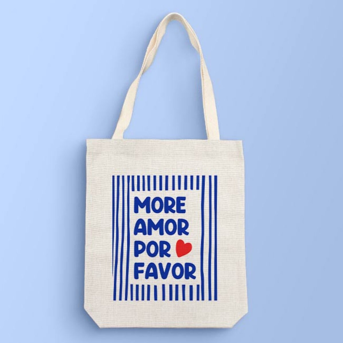 Προσωποποιημένη τσάντα με μήνυμα - More amor