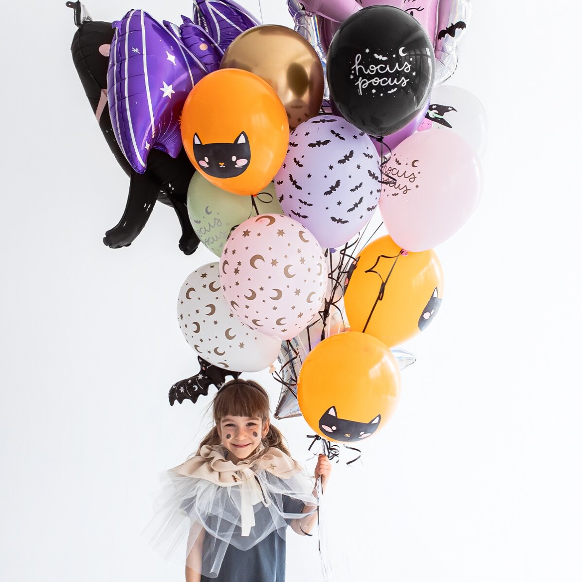 Set of 6 Halloween balloons - Hocus Pocus