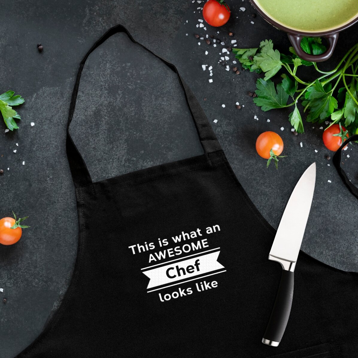 Προσαρμοσμένη σειρά με κείμενο - Awesome Chef