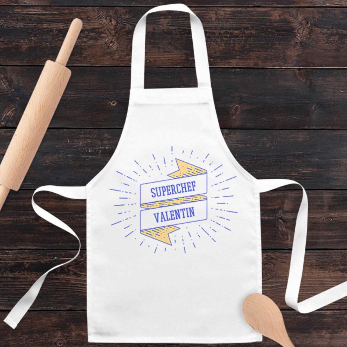 Προσαρμοσμένο σετ για παιδιά με κείμενο - Superchef