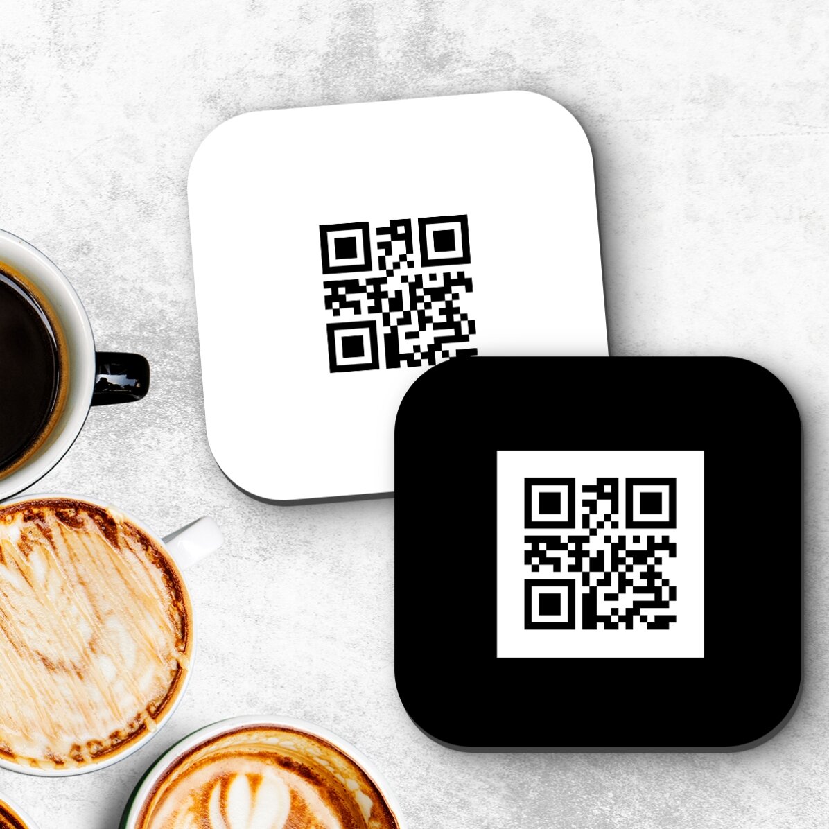 Προσαρμοσμένη βάση για ποτήρι με QR code