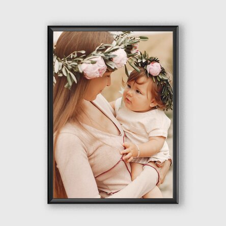 Personalised picture frame with a photograph - Portrait