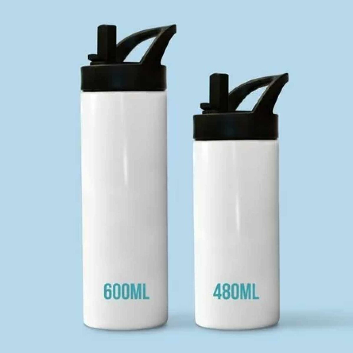 Thermos flask with handle and straw, personalised with name - Teacher