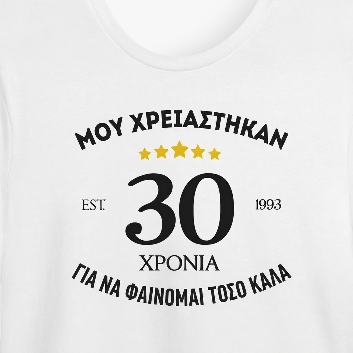 Προσωποποιημένα μπλουζάκια για γενέθλια