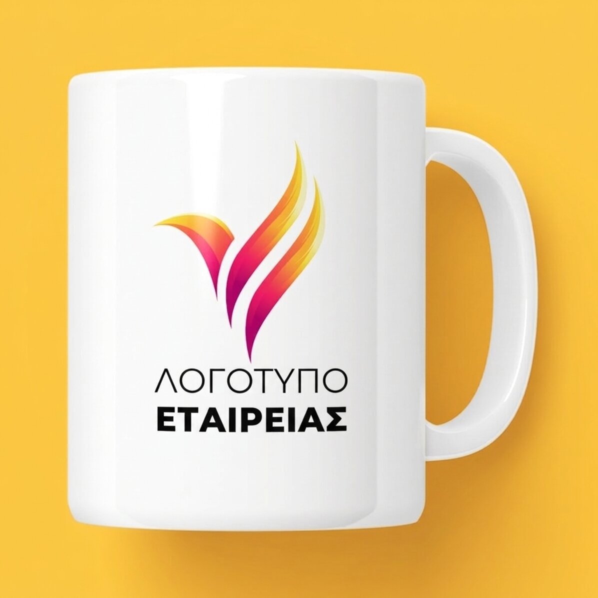 Προσαρμοσμένο κύπελλο με λογότυπο και στις δύο πλευρές