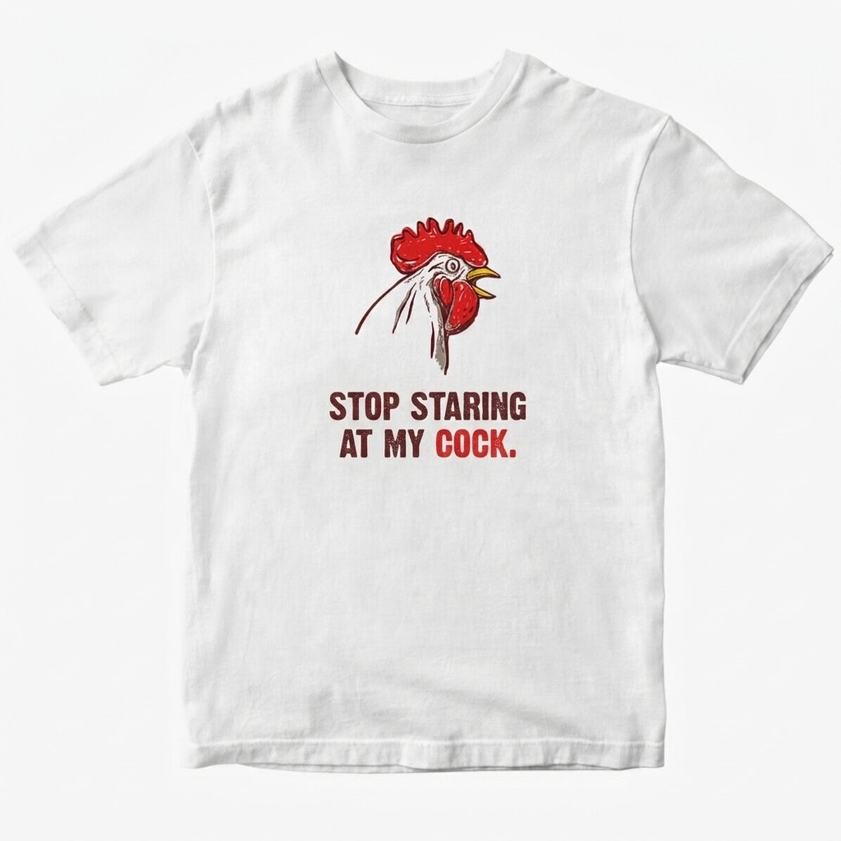 Προσαρμοσμένο μπλουζάκι με το κείμενο «Stop staring»