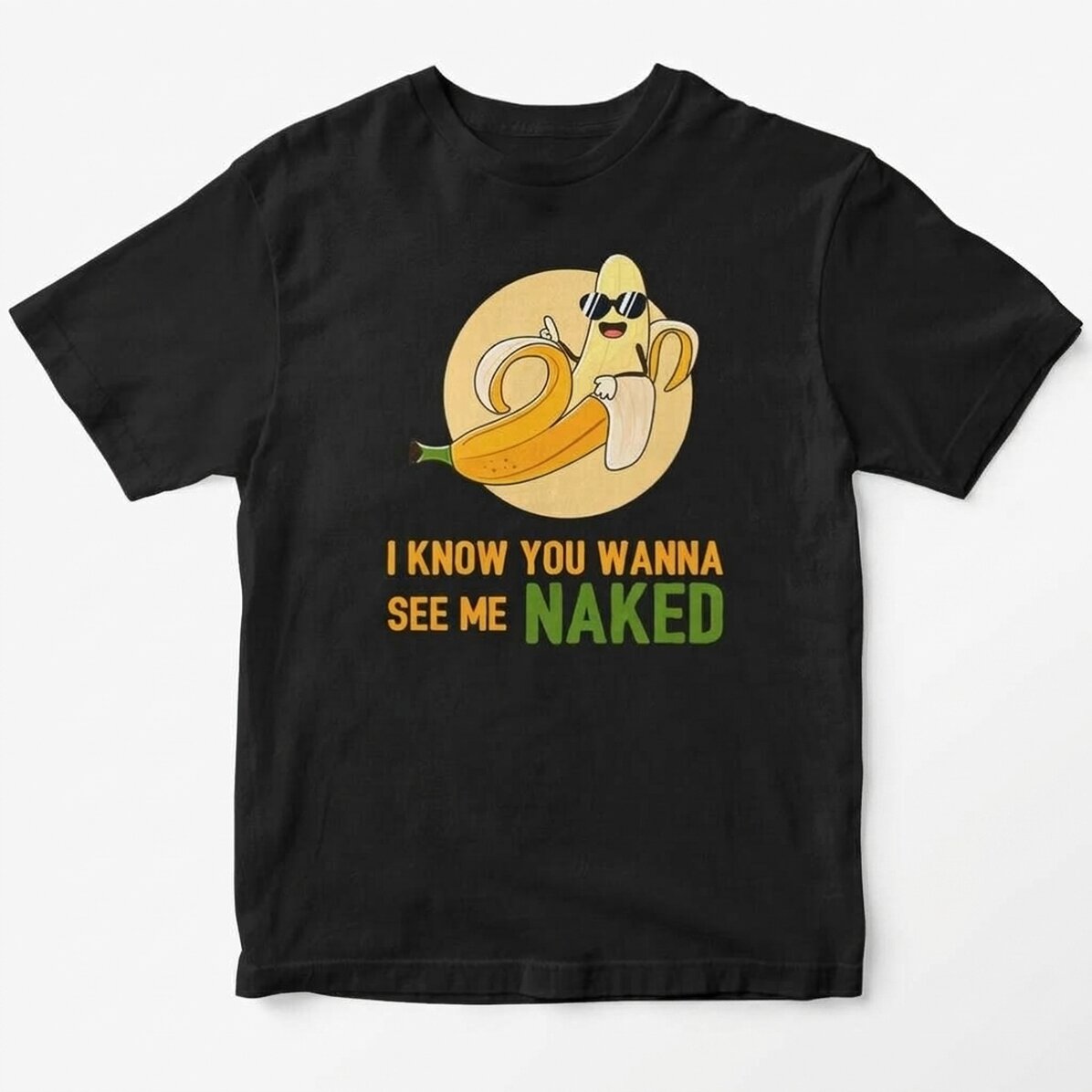Προσαρμοσμένο μπλουζάκι με κείμενο - Naked Banana