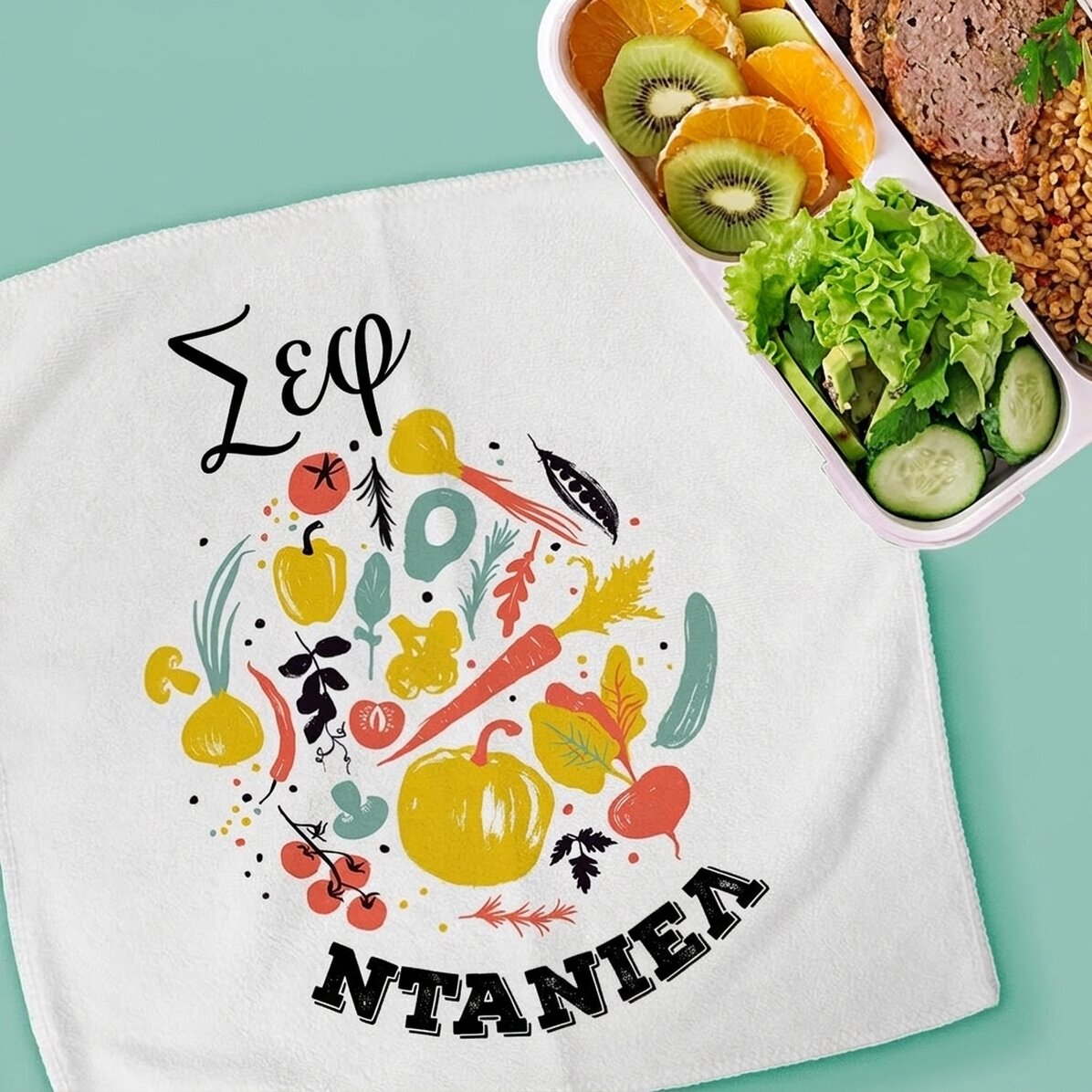 Προσωποποιημένη πετσέτα με κείμενο - Chef