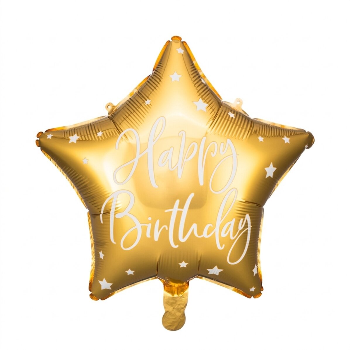 Μπαλόνι - χρυσό αστέρι «Happy Birthday»
