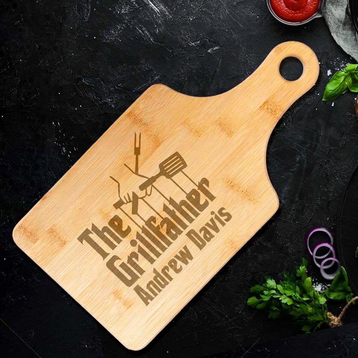 Προσωποποιημένος τεμαχιστής με κείμενο - The Grillfather