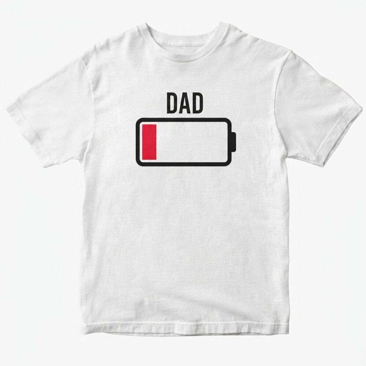 Προσαρμοσμένο μπλουζάκι με κείμενο - Low battery