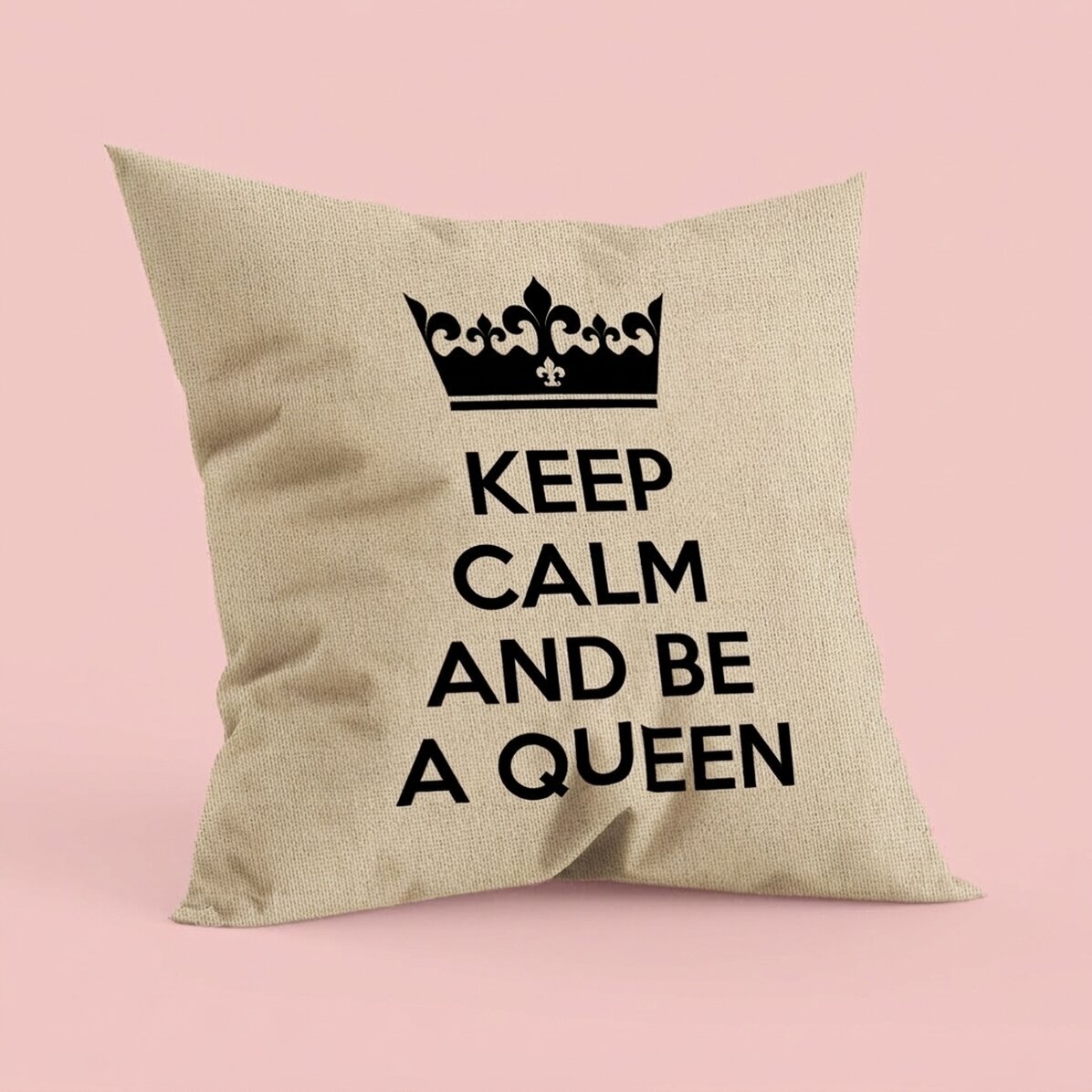 Προσωποποιημένο μαξιλάρι με κείμενο - Keep Calm - In