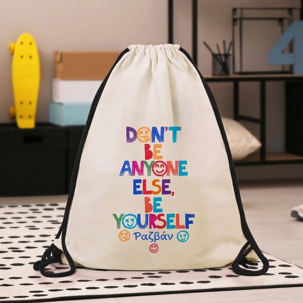 Προσωποποιημένο σακίδιο με όνομα - Be yourself