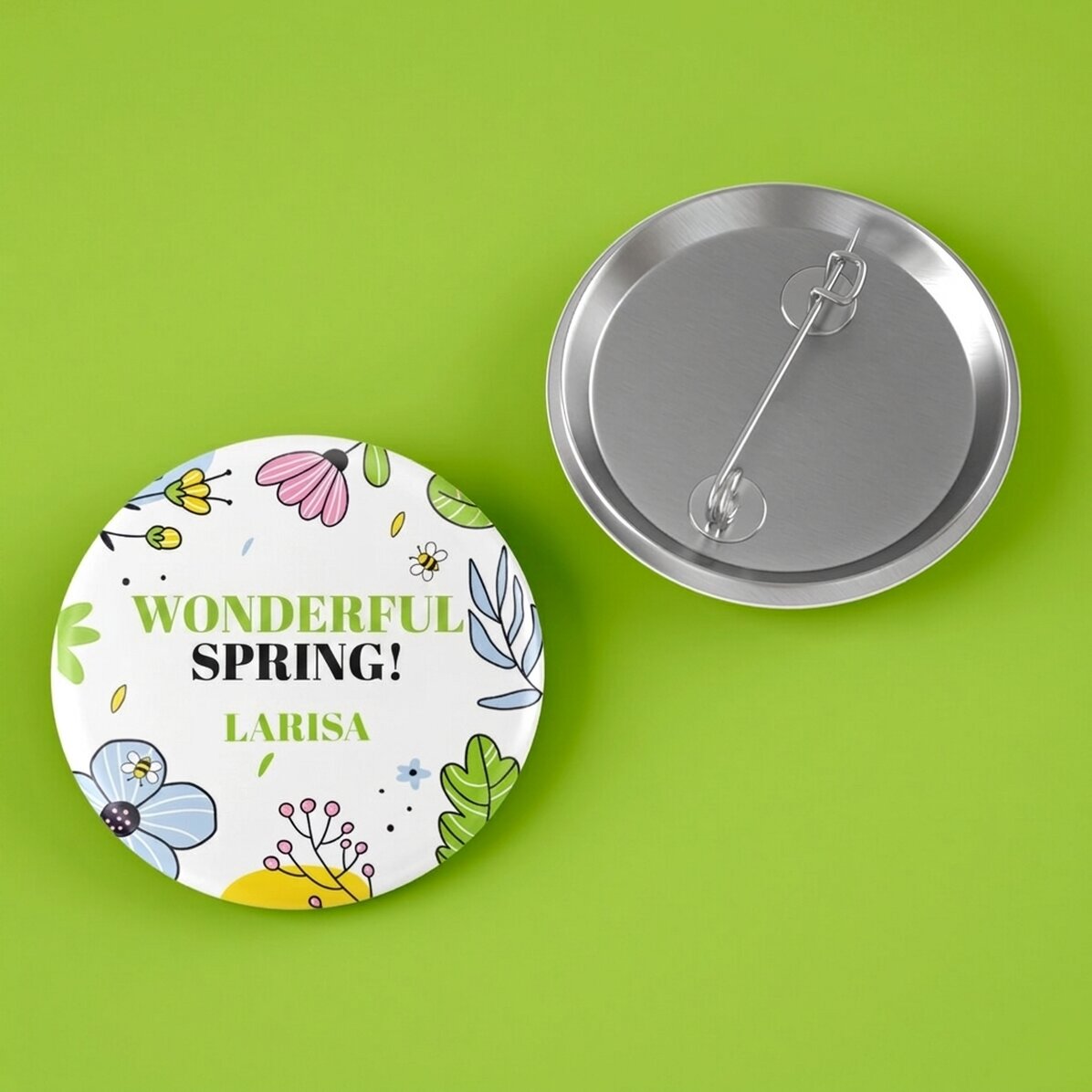 Προσωποποιημένο σήμα με κείμενο - Doodle spring