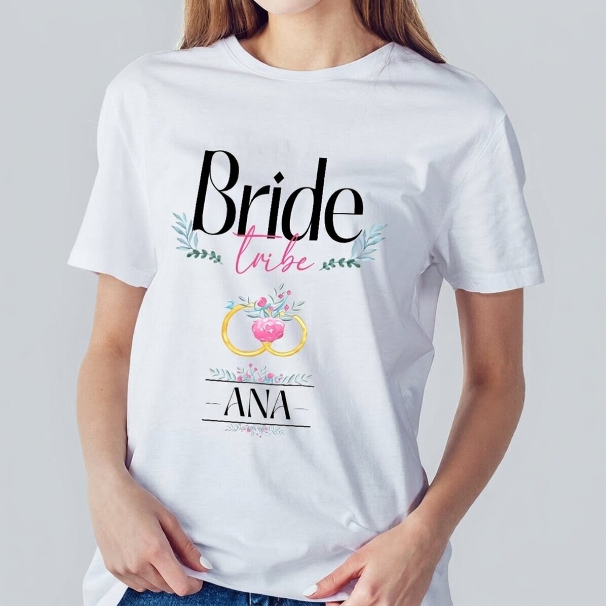 Προσωποποιημένο μπλουζάκι με κείμενο - Bride Tribe