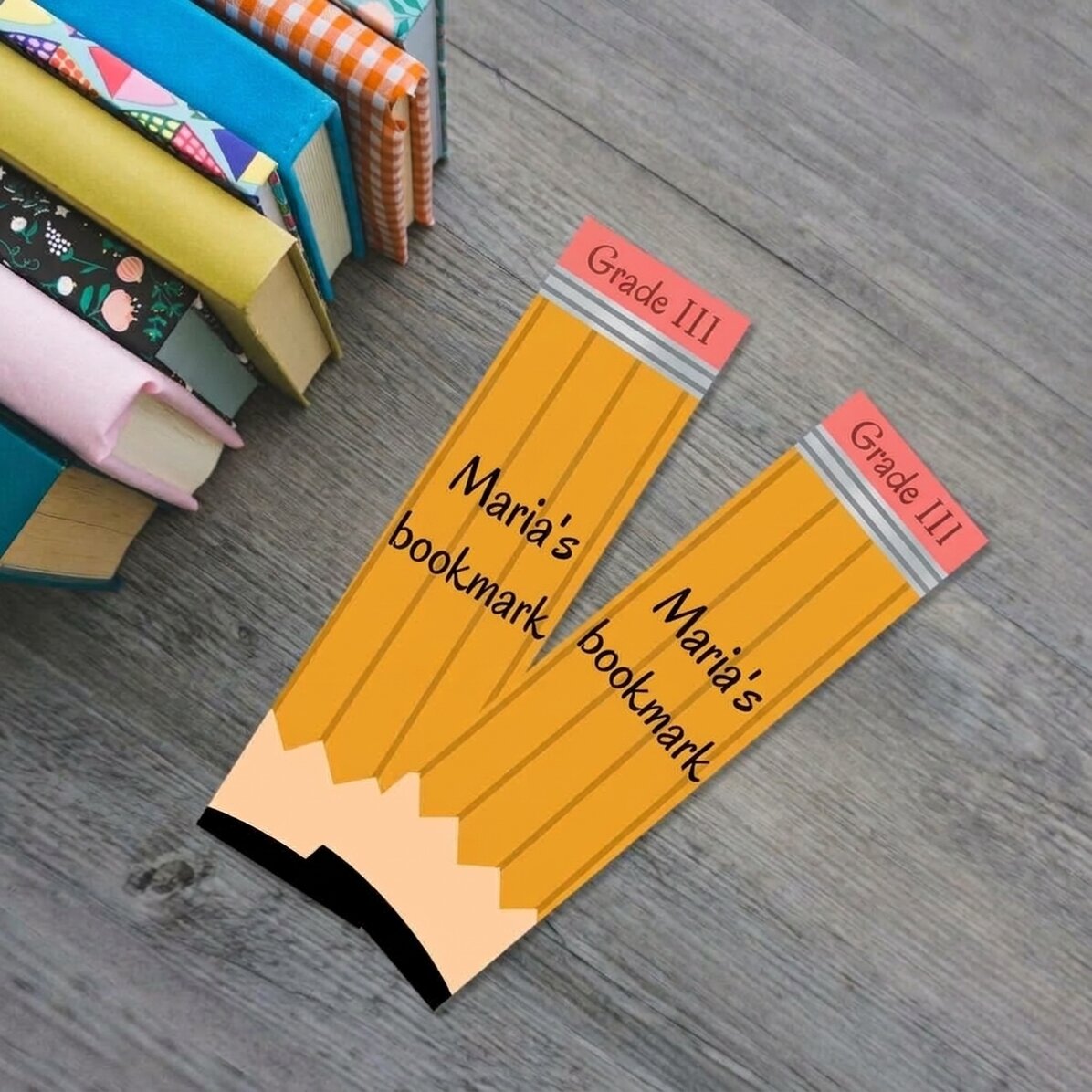 Προσωποποιημένος σελιδοδείκτης με κείμενο - Μολύβι