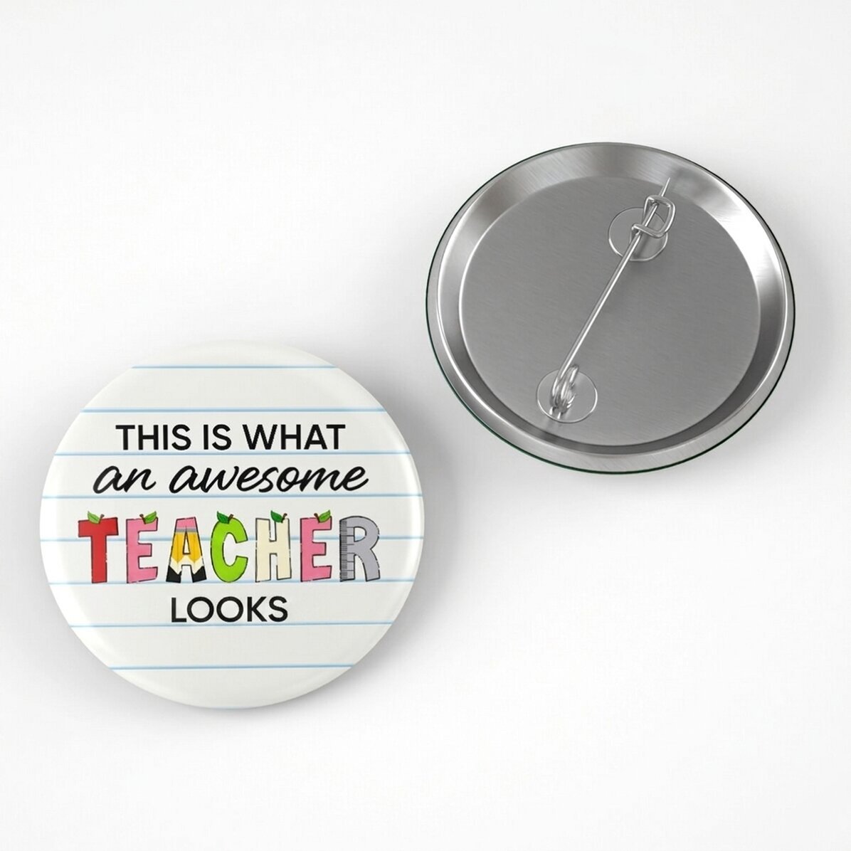 Προσωποποιημένο σήμα με μήνυμα - Awesome teacher