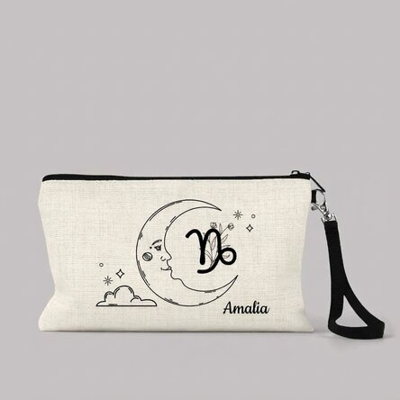 Personalised make-up kit with text - Capricorn zodiac sign