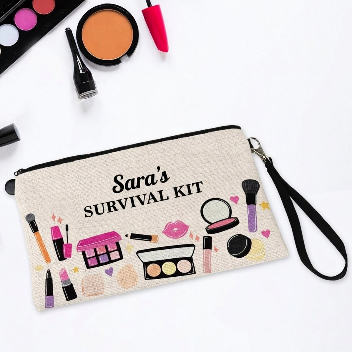 Προσωποποιημένο σετ μακιγιάζ με κείμενο - My Survival Kit