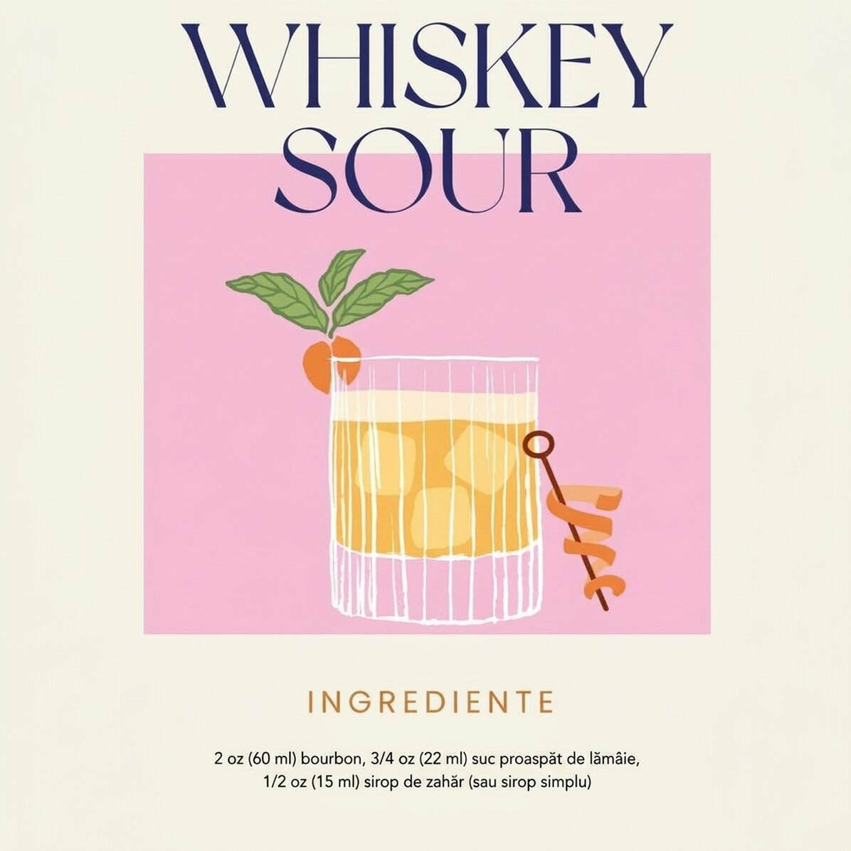 Αφίσα «Whiskey Sour»