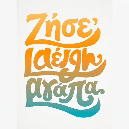 Αφίσα «Live, laugh, love»