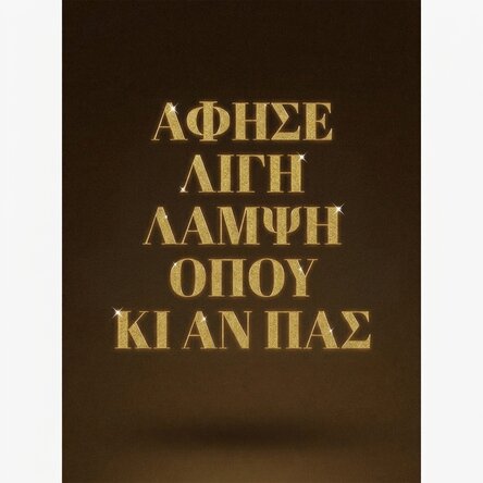 Αφίσα «Leave a spark»