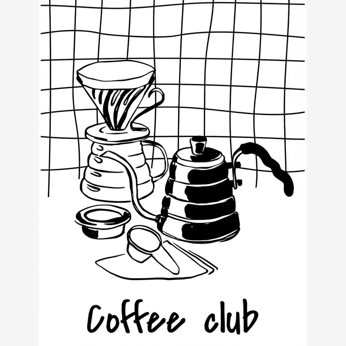 Αφίσα Coffee Club