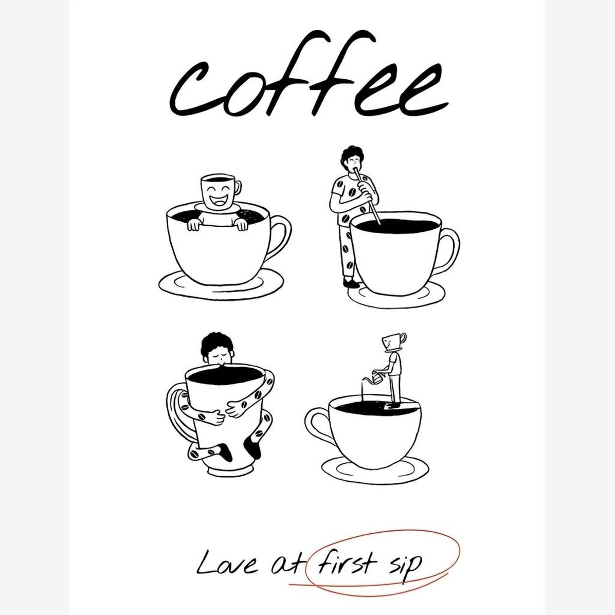 Αφίσα «Coffee love»