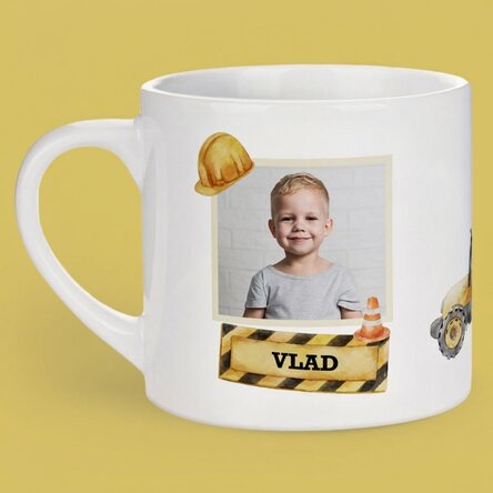 Personalised mug for children with photo and message - Equipment
