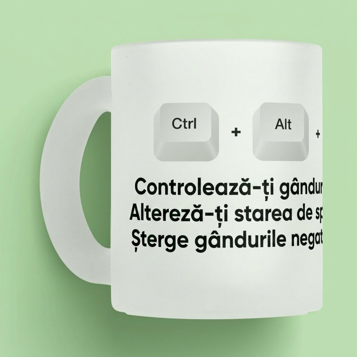 Προσωποποιημένη κούπα με κείμενο - Ctrl + Alt + Del