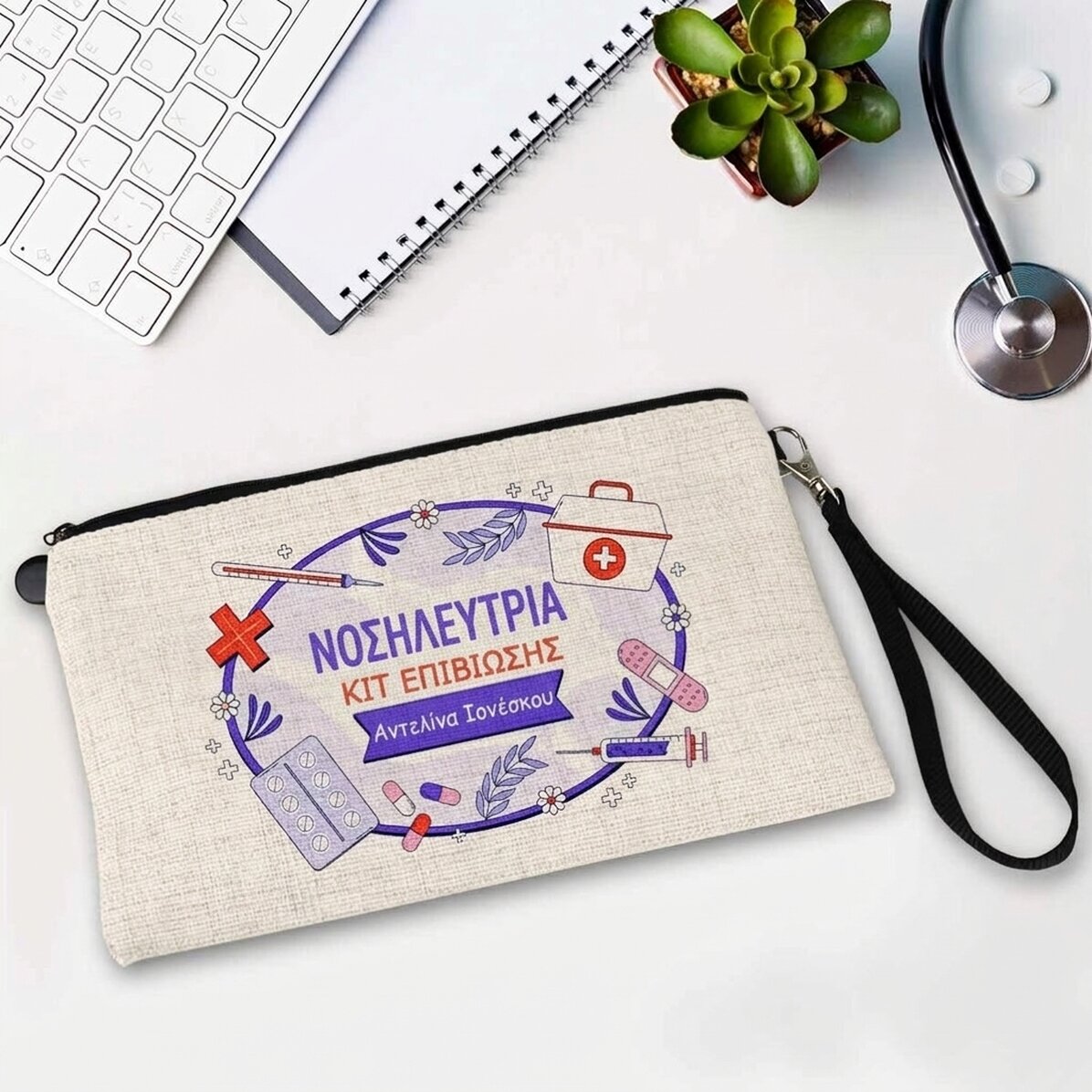 Προσαρμοσμένο σετ αξεσουάρ με κείμενο - Survival Kit