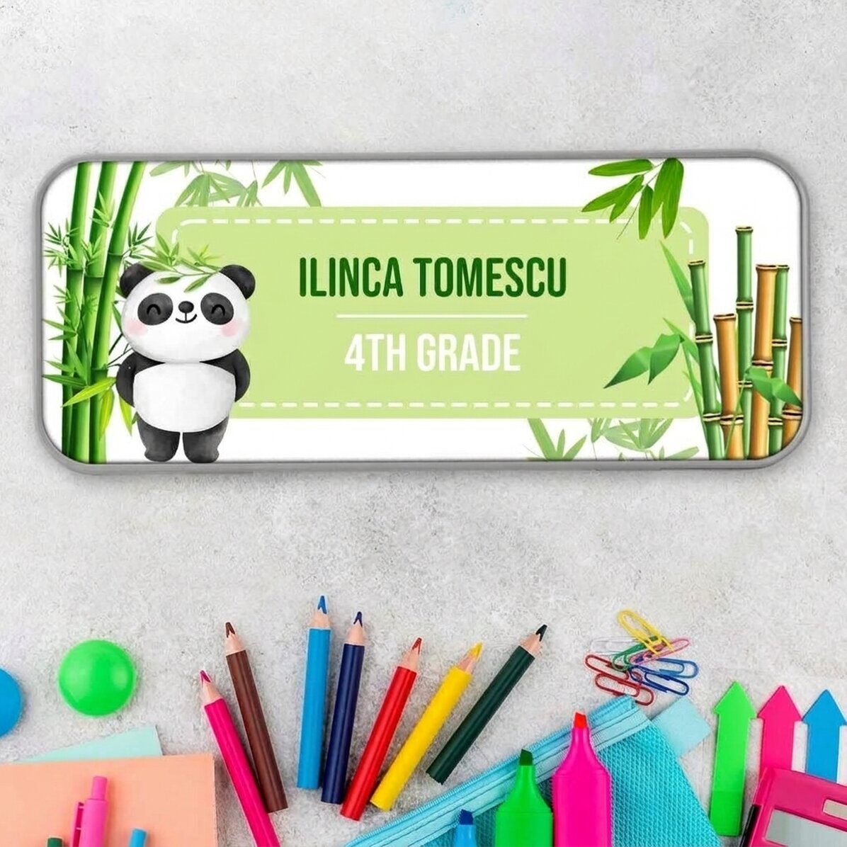 Προσωποποιημένη θήκη με μήνυμα - Cute Panda