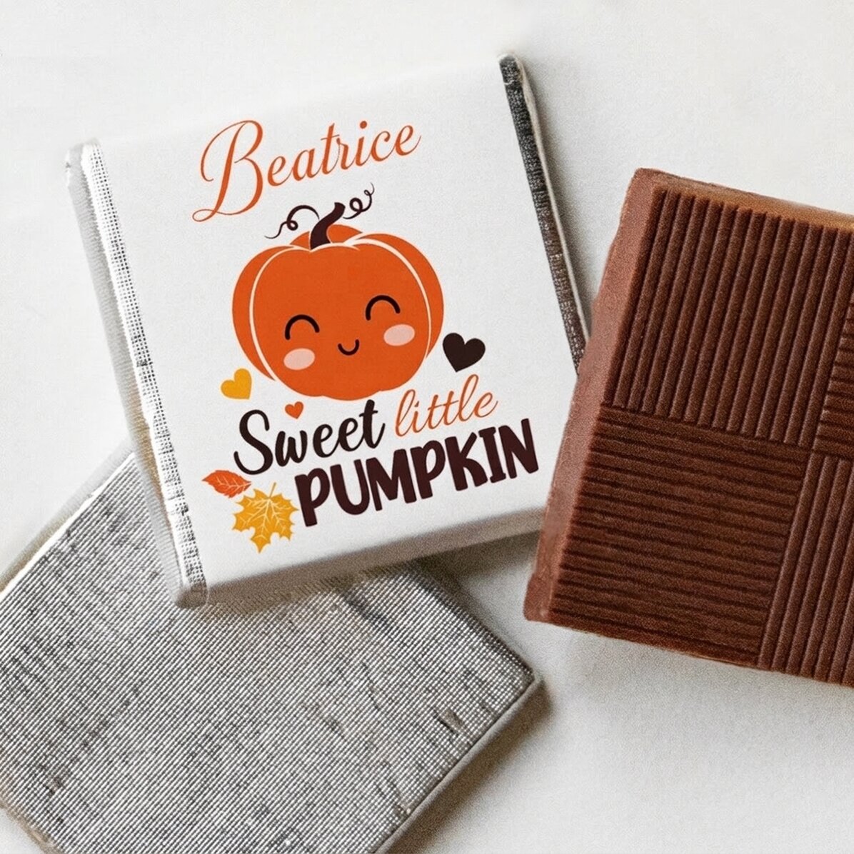 Μίνι σοκολάτα με εξατομικευμένο κείμενο - Pumpkin