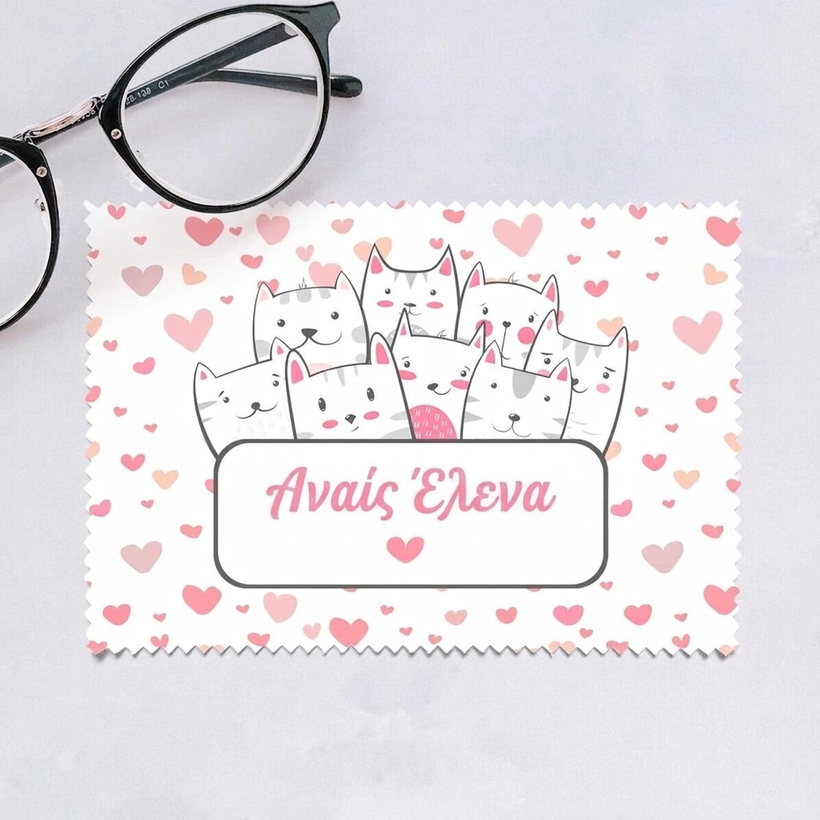 Προσαρμοσμένο πανάκι για τον καθαρισμό οθονών/γυαλιών - Kitty
