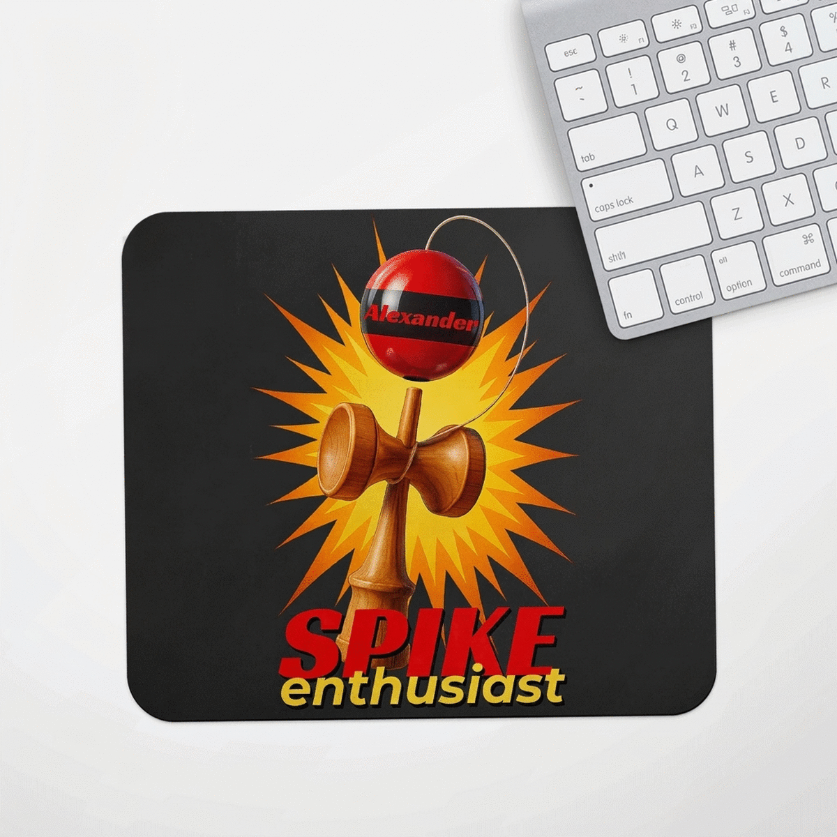 Προσαρμοσμένο mouse pad με κείμενο - Spike Enthusiast