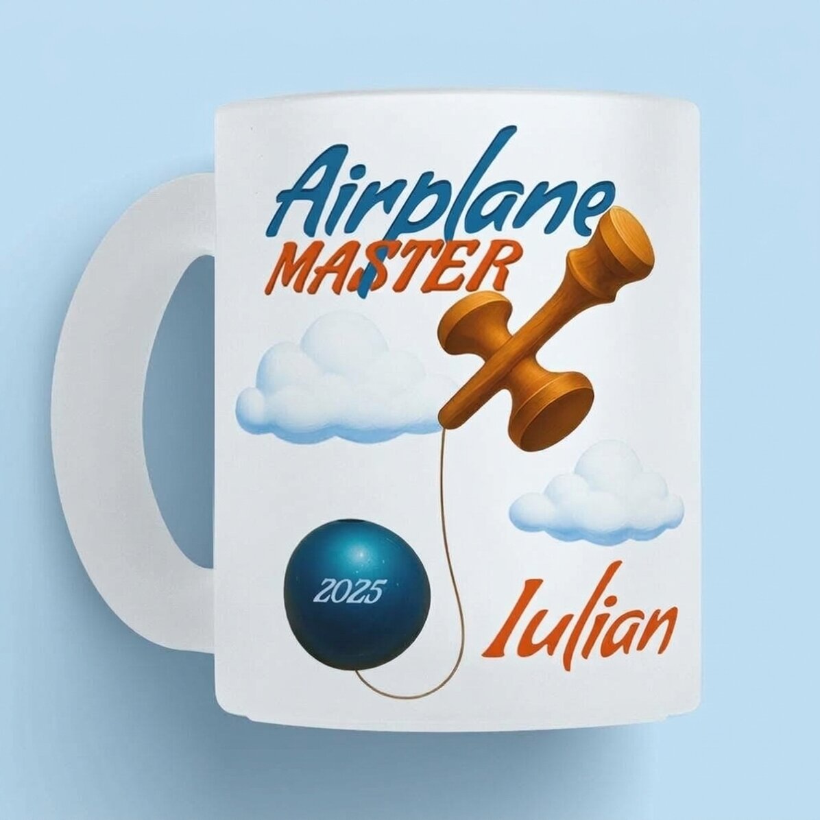 Προσωποποιημένο κύπελλο με κείμενο - Airplane Master